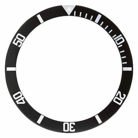REPLACEMENT BEZEL INSERT BLACK FOR WATCH 34.90MM X 28.60MM