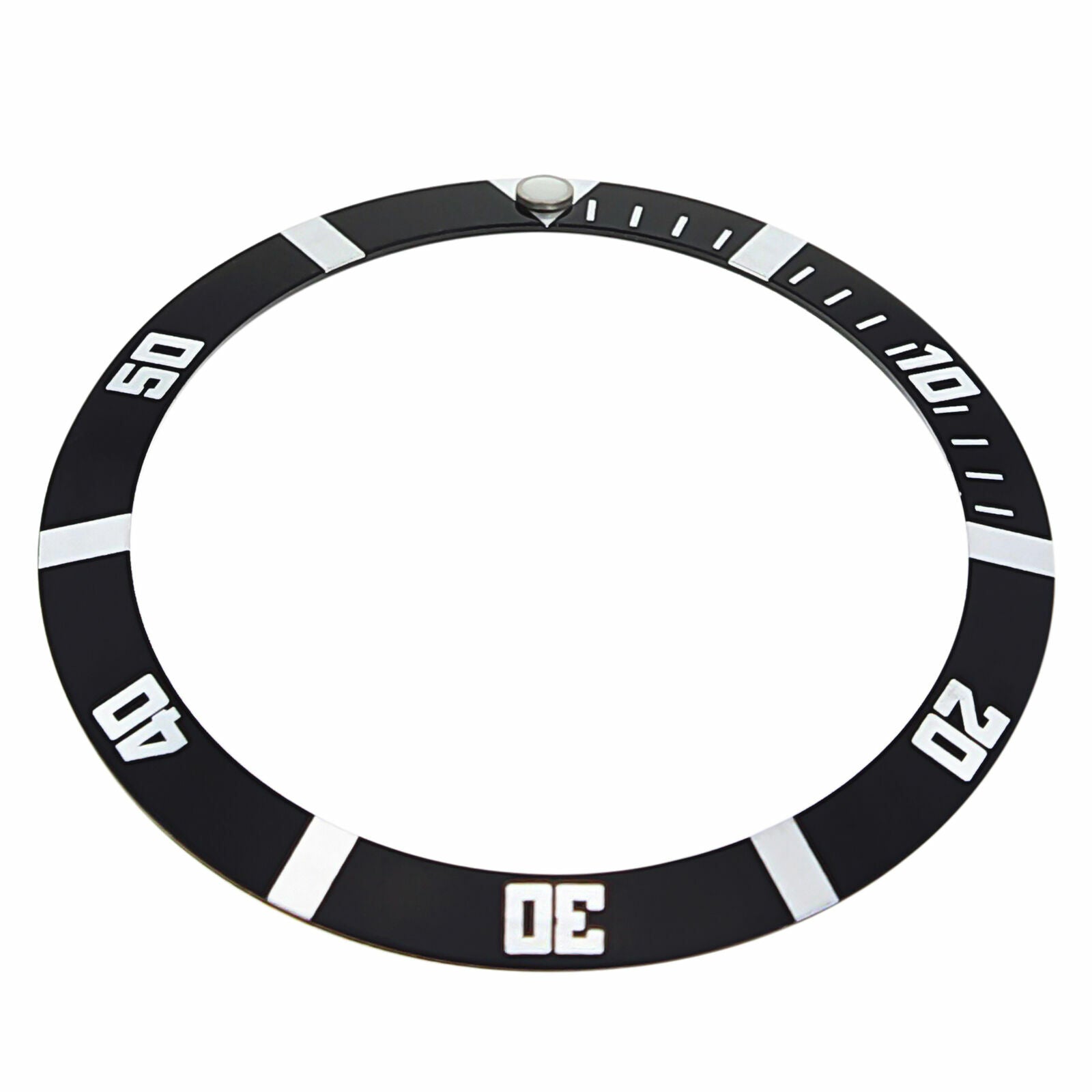 REPLACEMENT BEZEL INSERT BLACK FOR WATCH 33MM X 27MM