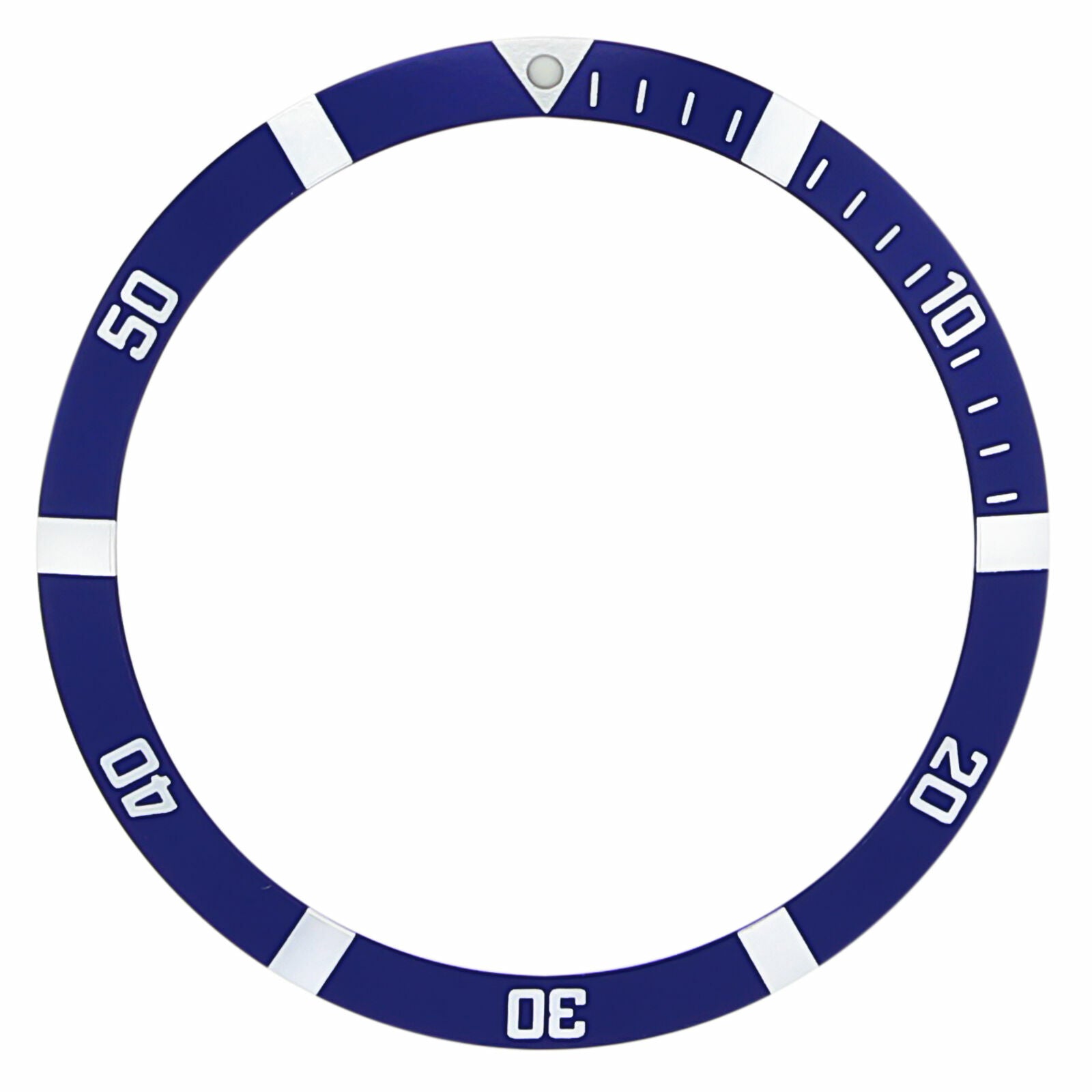 REPLACEMENT BEZEL INSERT BLUE FOR WATCH 33MM X 27.70MM