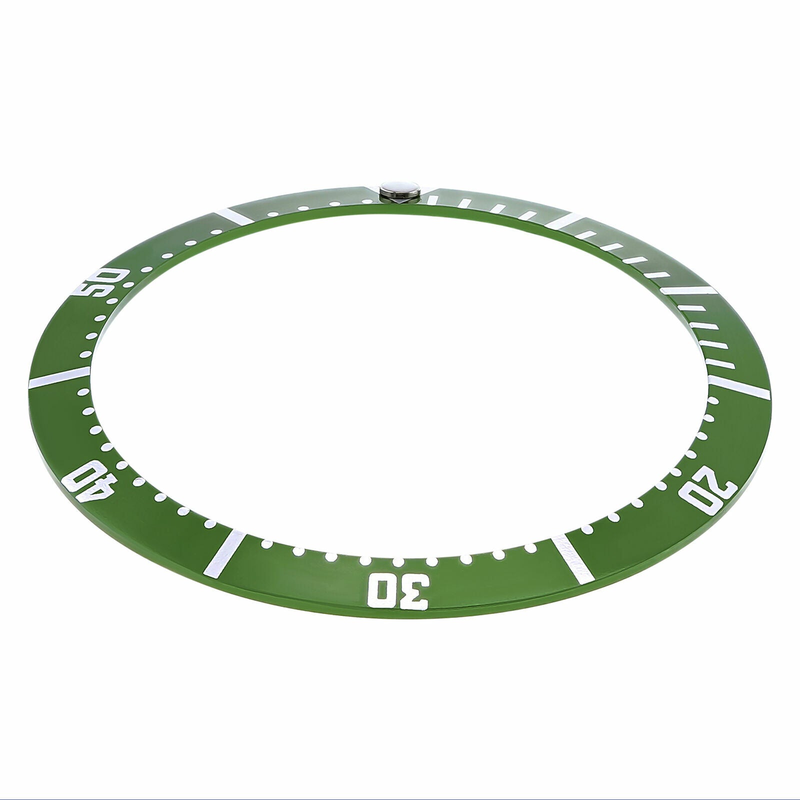 REPLACEMENT BEZEL INSERT GREEN FOR WATCH 34MM X 28MM