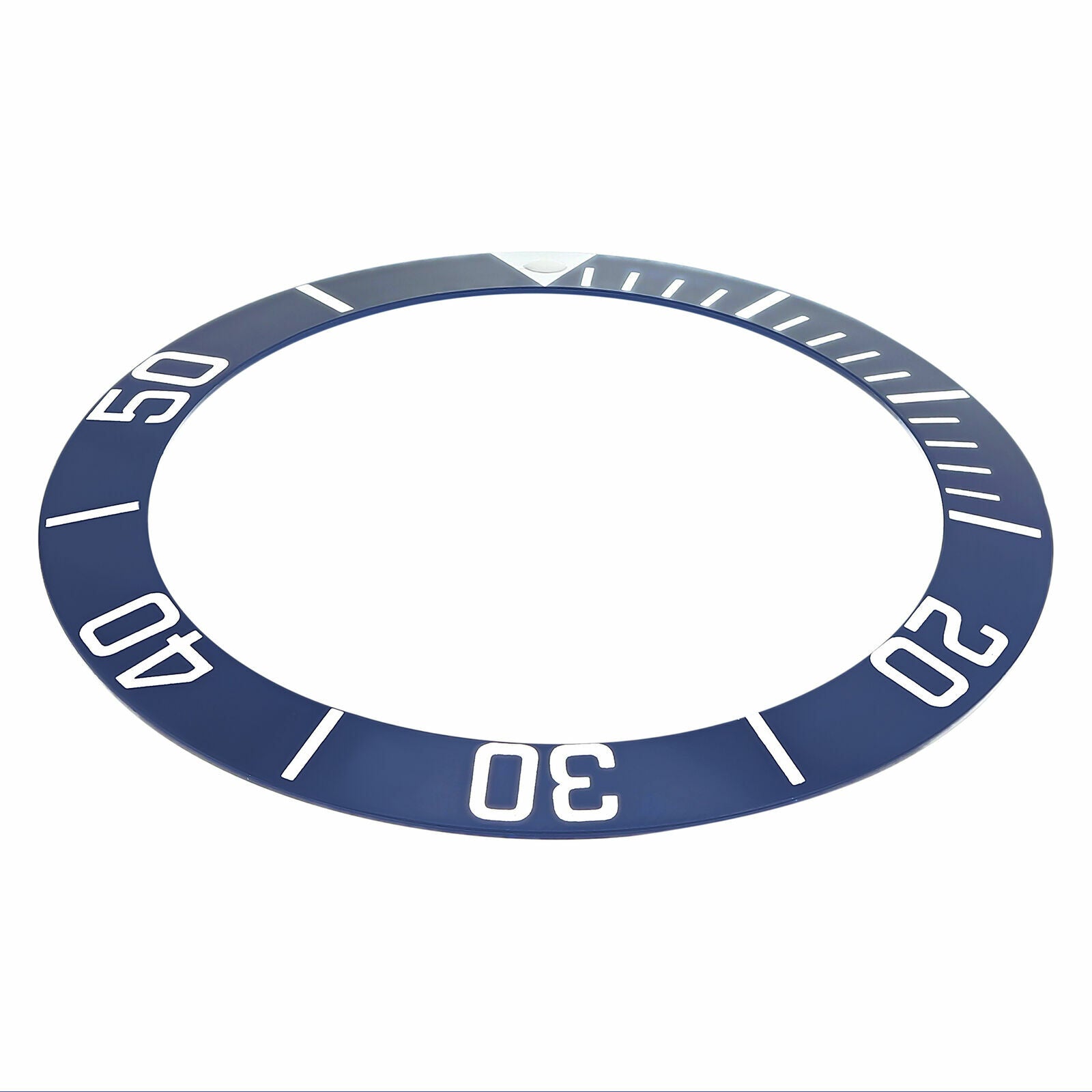 REPLACEMENT BEZEL INSERT BLUE FOR WATCH 38.90MM X 30.10MM