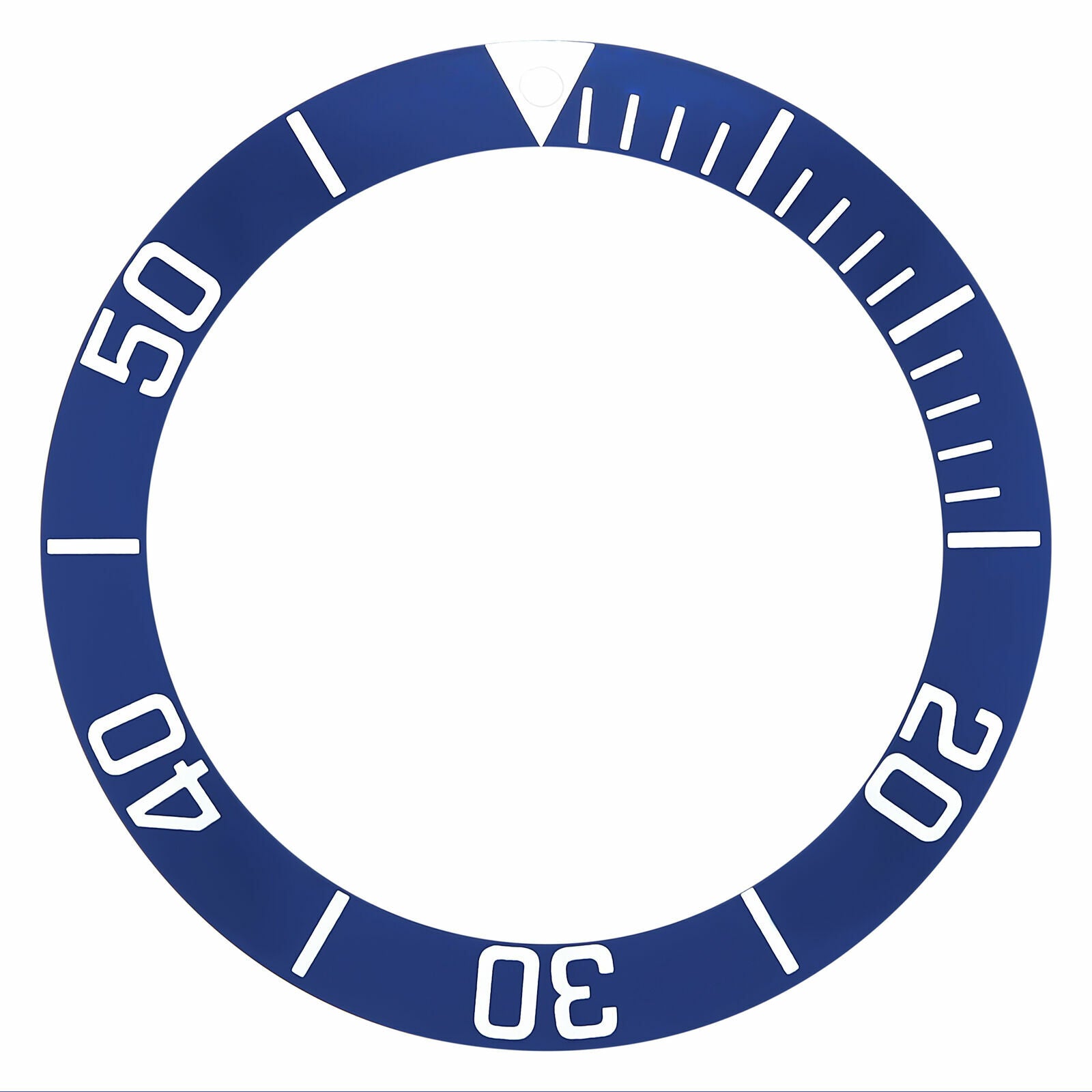 REPLACEMENT BEZEL INSERT BLUE FOR WATCH 38.90MM X 30.10MM