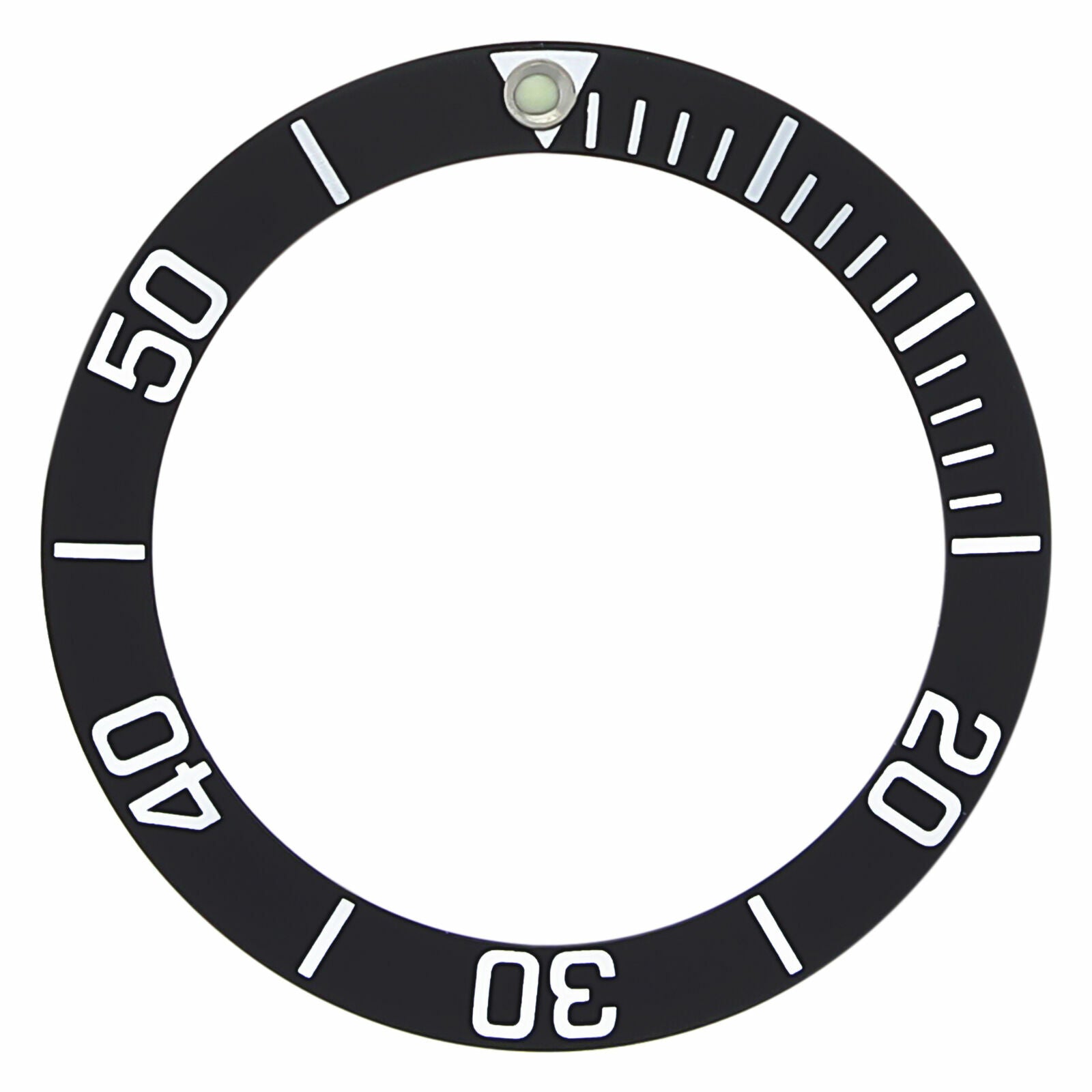 REPLACEMENT BEZEL INSERT BLACK FOR WATCH 34MM X 26.10MM