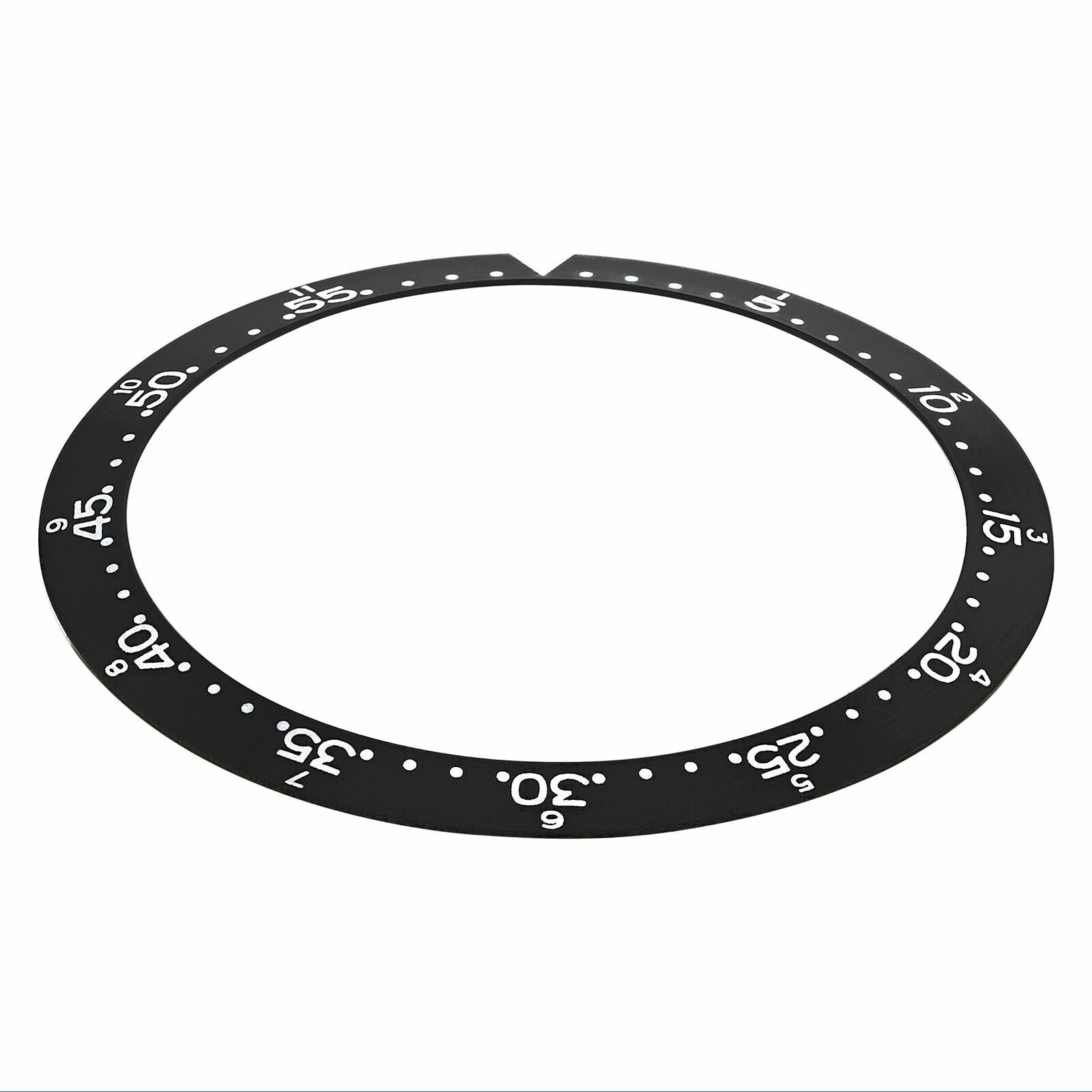 REPLACEMENT BEZEL INSERT BLACK FOR WATCH 39.20MM X 32.10MM