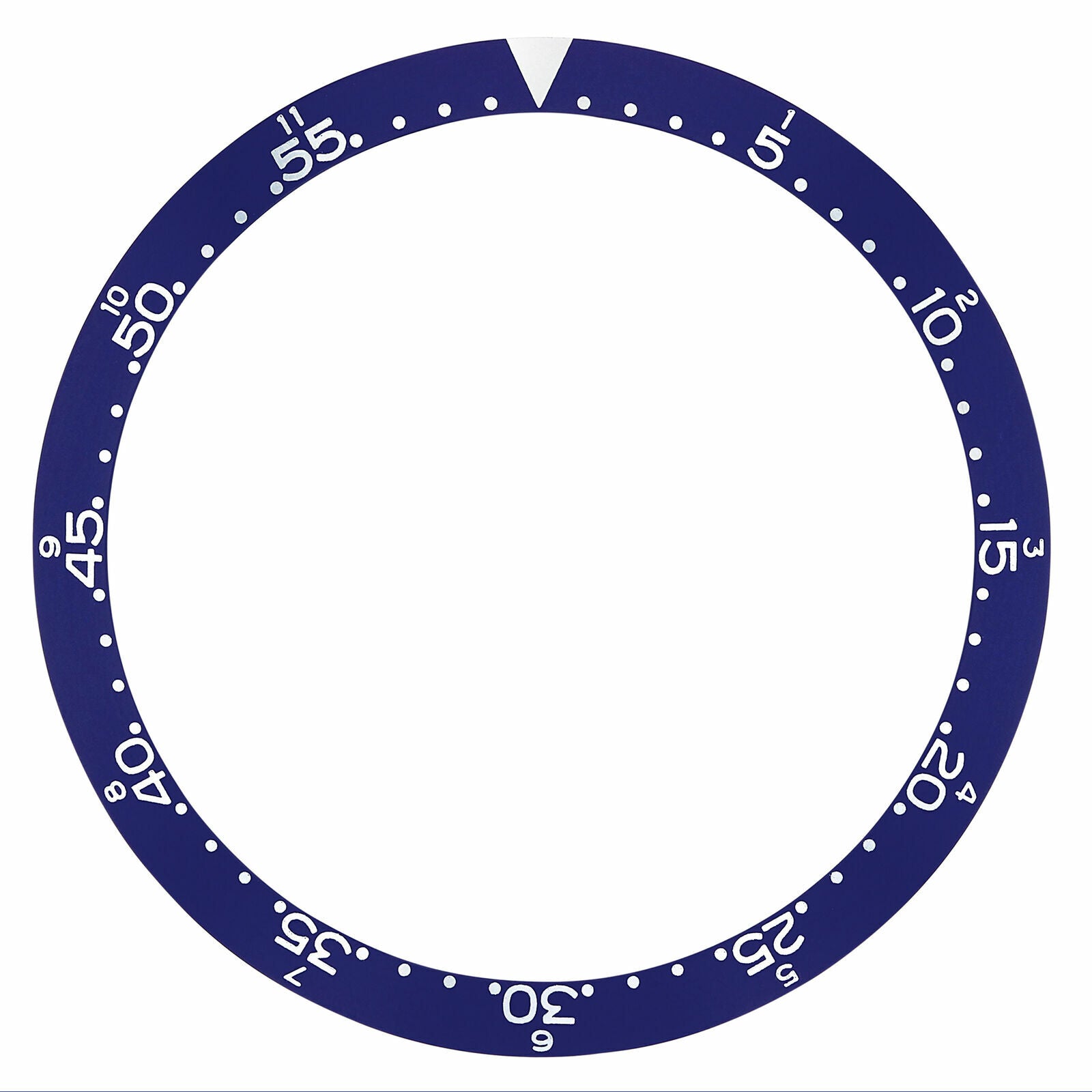 REPLACEMENT BEZEL INSERT BLUE FOR WATCH 39.30MM X 33.20MM