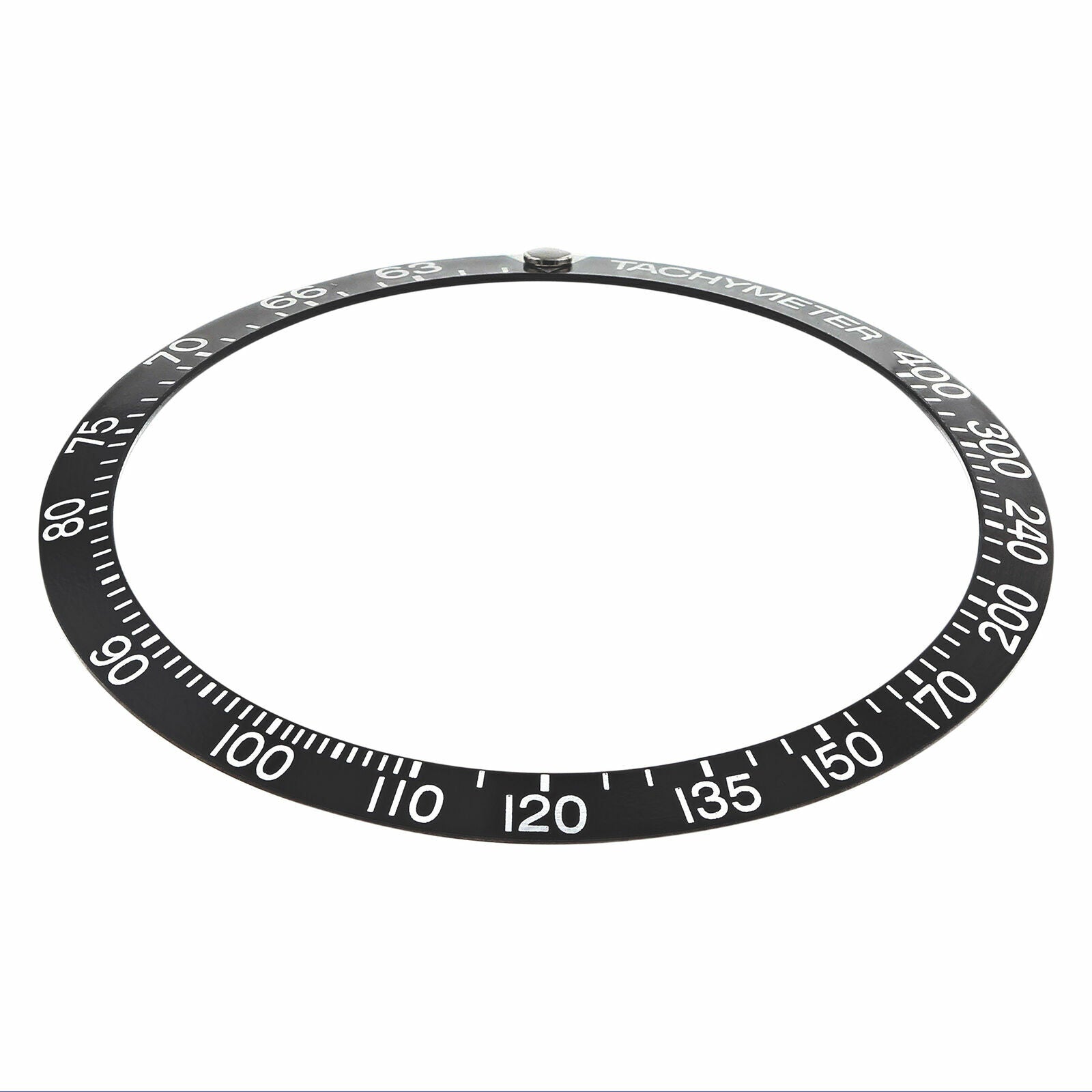 REPLACEMENT BEZEL INSERT BLACK BEVEL FOR WATCH 39MM X 32.50MM