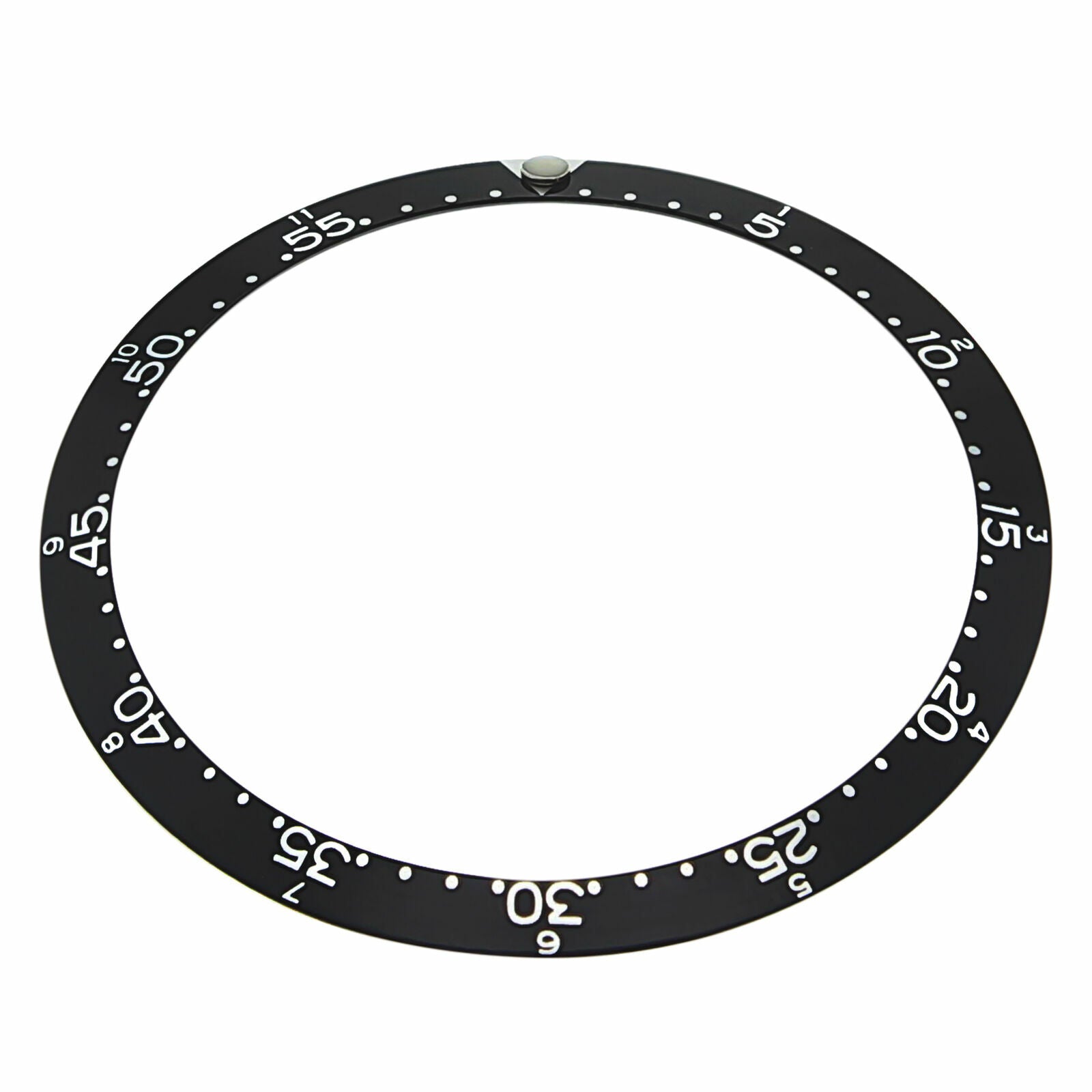 REPLACEMENT BEZEL INSERT BLACK FLAT FOR WATCH 39MM X 32.50MM