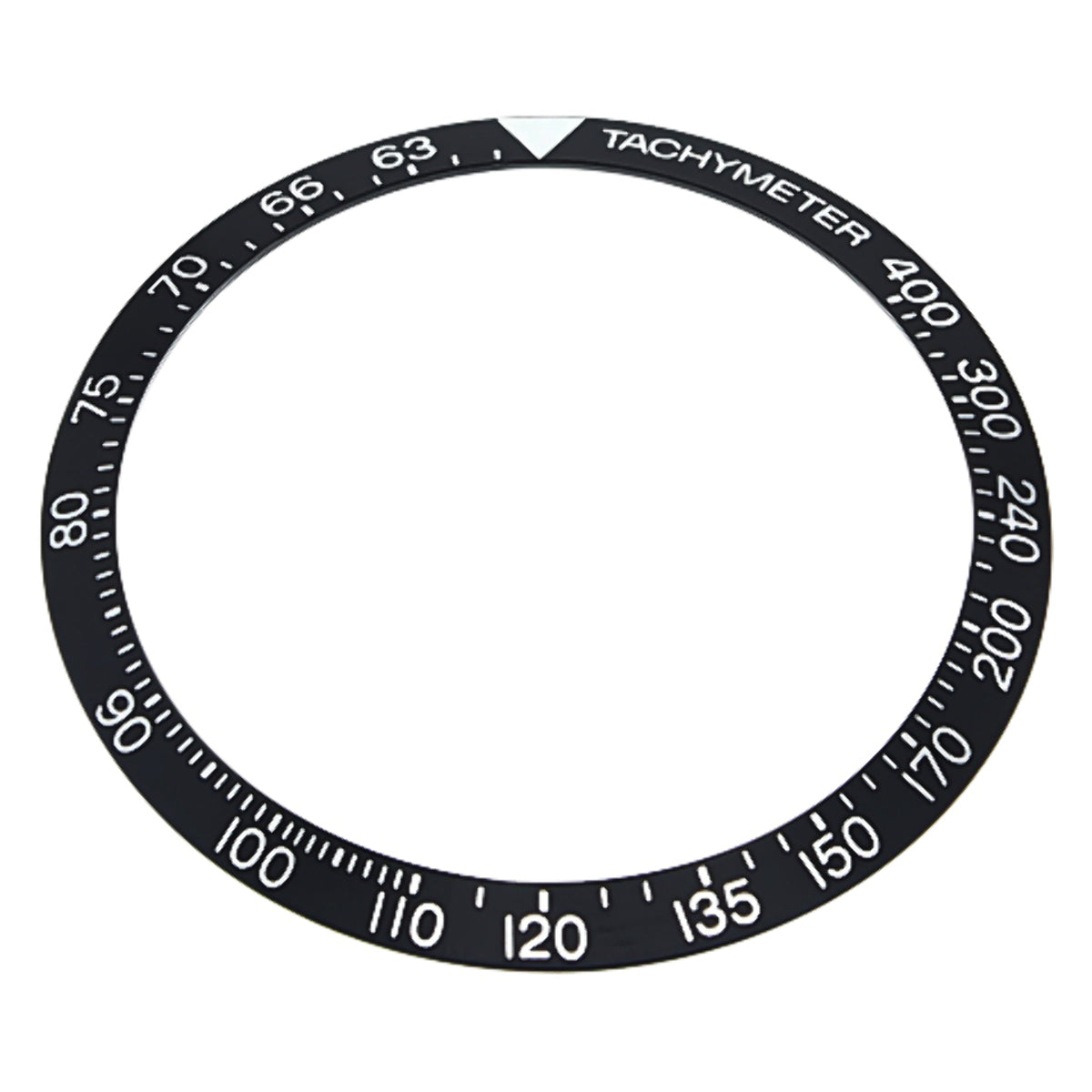 REPLACEMENT BEZEL INSERT FOR TAG HEUER 3646 AUTAVIA CHRONOGRAPH BLACK FOR WATCH