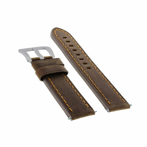 20-22-24MM LEATHER WATCH BAND STRAP FOR BREITLING CHRONOMAT BENTLEY COLT WATCH