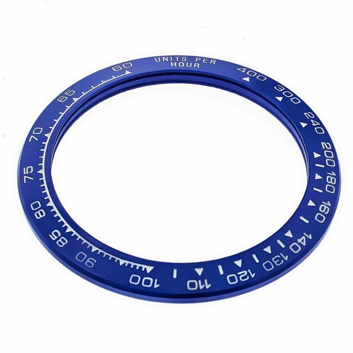 CERAMIC BEZEL FOR ROLEX DAYTONA 16500 16520 116500 116520 BLUE W/WHITE