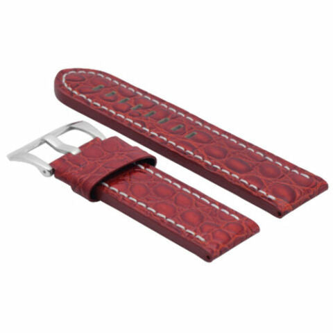 24MM LEATHER WATCH BAND STRAP FOR 44MM BIG PAM PANERAI MARINA LUMINOR GMT