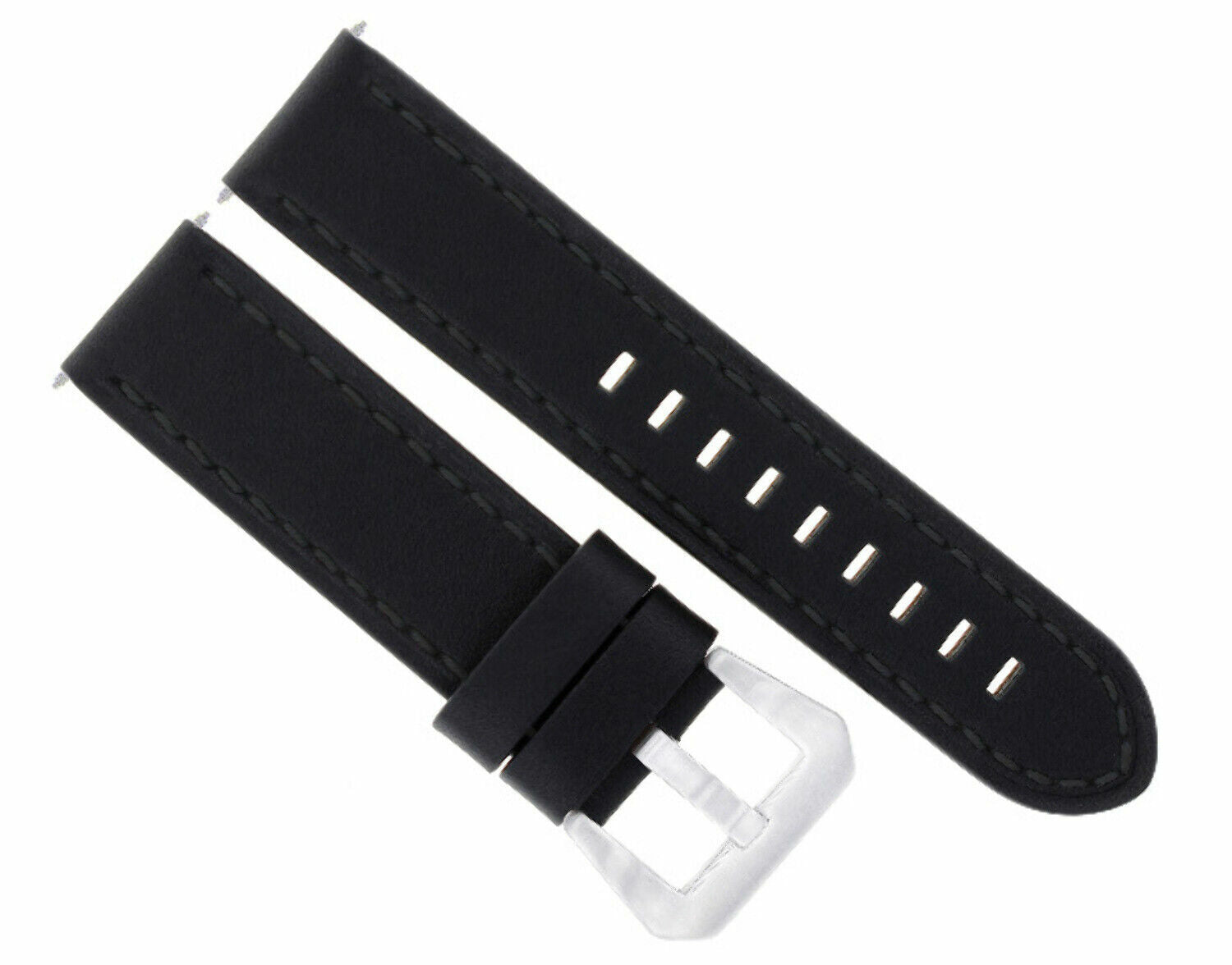 24MM GENUINE COW LEATHER WATCH BAND STRAP FOR  BREITLING CHRONOMAT BENTLEY COLT