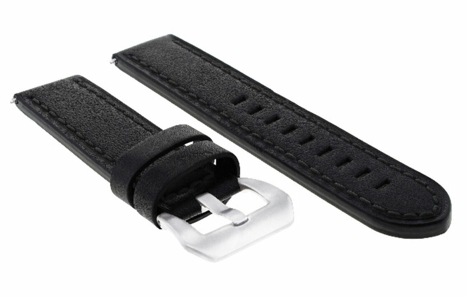 24MM GENUINE COW LEATHER WATCH BAND STRAP FOR  BREITLING CHRONOMAT BENTLEY COLT