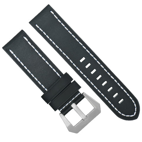24MM Genuine Replacement Cow Leather Strap for Universal Watch Band