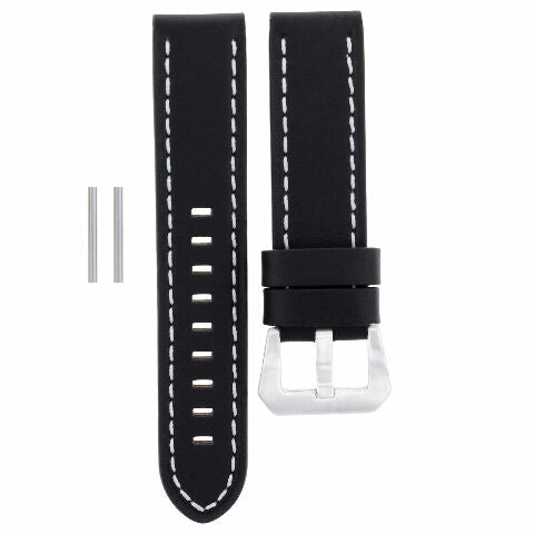 24MM REPLACEMENT COW LEATHER WATCH BAND STRAP FOR BIG PAM PANERAI MARINA LUMINOR