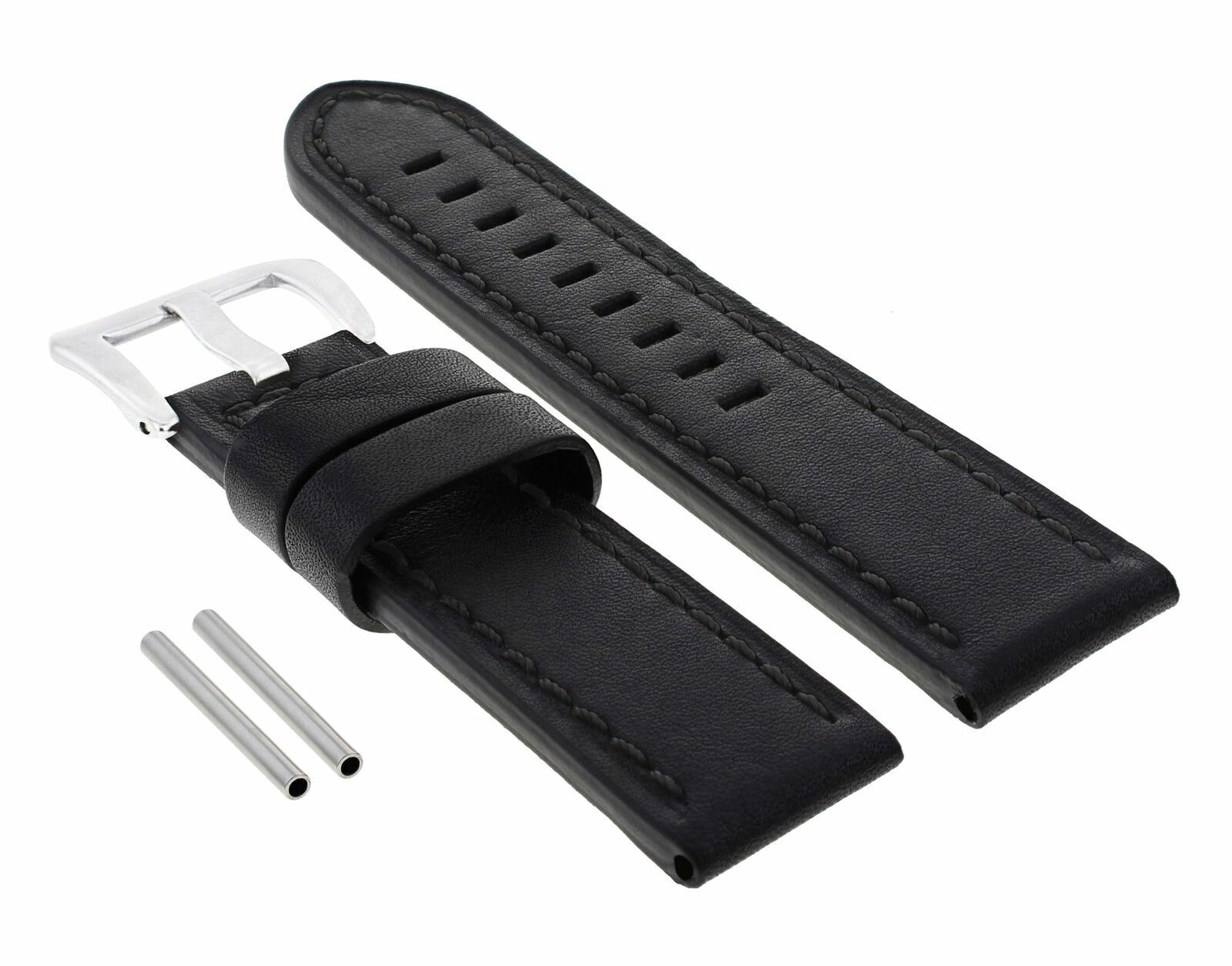 BIG 24MM PAM COW LEATHER WATCH BAND STRAP FOR PANERAI MARINA LUMINOR WATCH