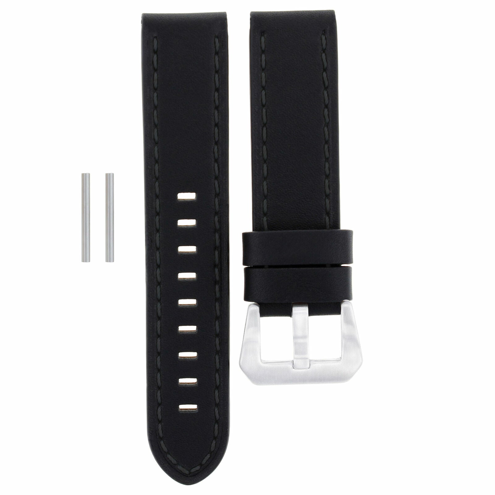 BIG 24MM PAM COW LEATHER WATCH BAND STRAP FOR PANERAI MARINA LUMINOR WATCH