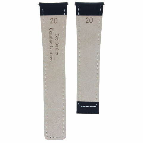 LEATHER WATCH BAND STRAP  FOR TAG HEUER CARRERA MONACO TWIN T + CLASP - 22MM