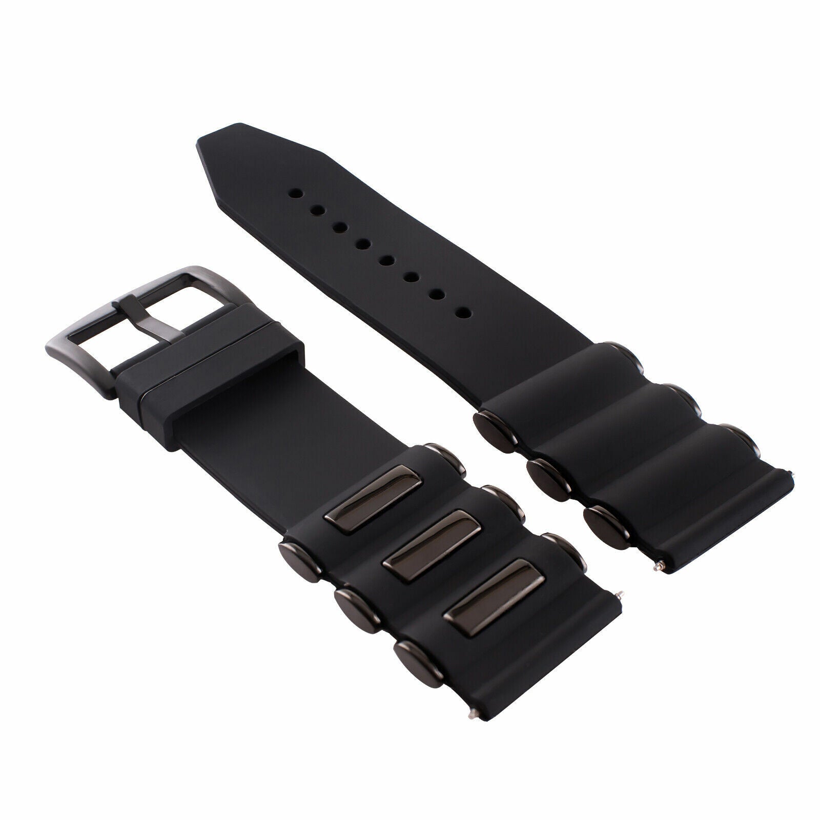 22MM - 24MM - 26MM SILICONE RUBBER DIVER WATCH BAND STRAP FOR INVICTA WATCH