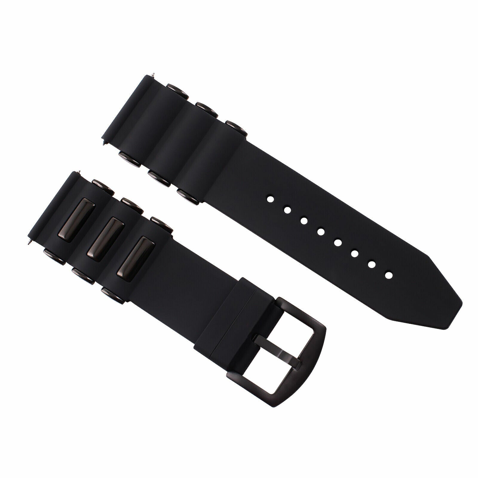 22MM - 24MM - 26MM SILICONE RUBBER DIVER WATCH BAND STRAP FOR INVICTA WATCH