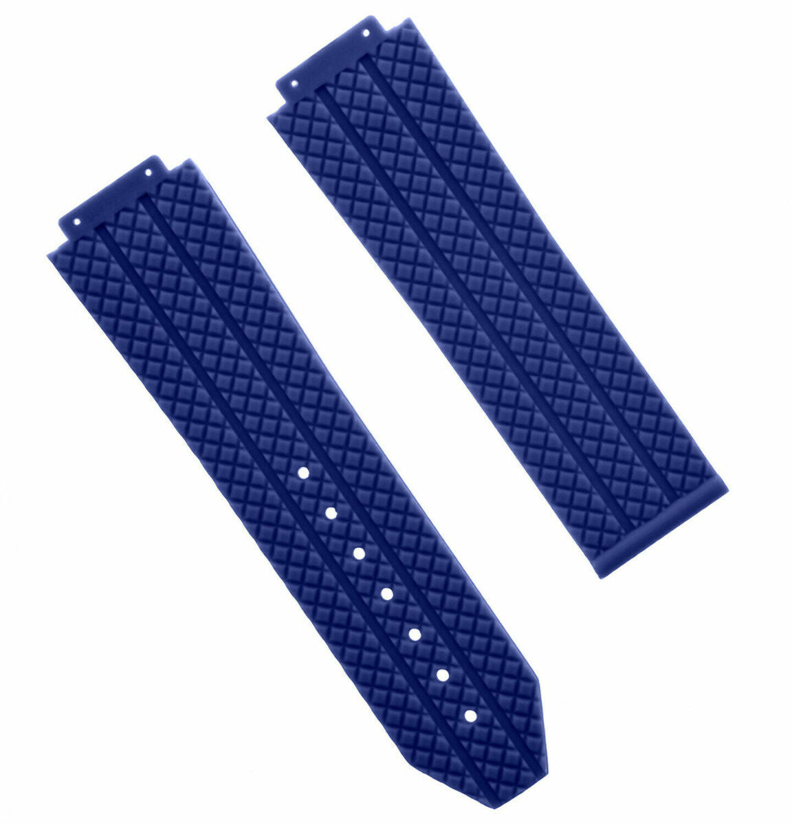 24-25MM RUBBER WATCH STRAP BAND FOR HUBLOT BANG CERAMIC 2 BK SCREW + SCREWDRIVER
