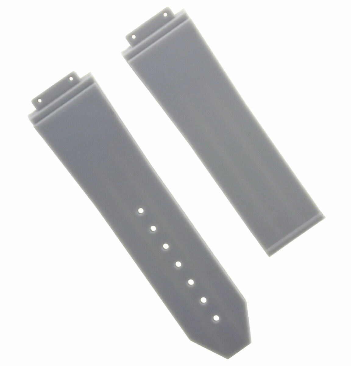 24-25MM RUBBER WATCH STRAP BAND FOR HUBLOT BANG CERAMIC 2 BK SCREW + SCREWDRIVER