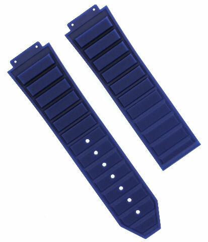 24-28MM RUBBER STRAP BAND FOR HUBLOT 44-45-48MM BIG BANG CLASP 4 SCREW S/DRIVER