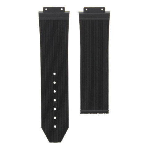 24-28MM RUBBER STRAP BAND FOR HUBLOT 44-45-48MM BIG BANG 4 BK SCREW SCREWDRIVER