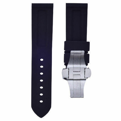 22MM - 24MM RUBBER DIVER STRAP BAND FOR PANERAI GMT MARINA LUMINOR RADIOMIR