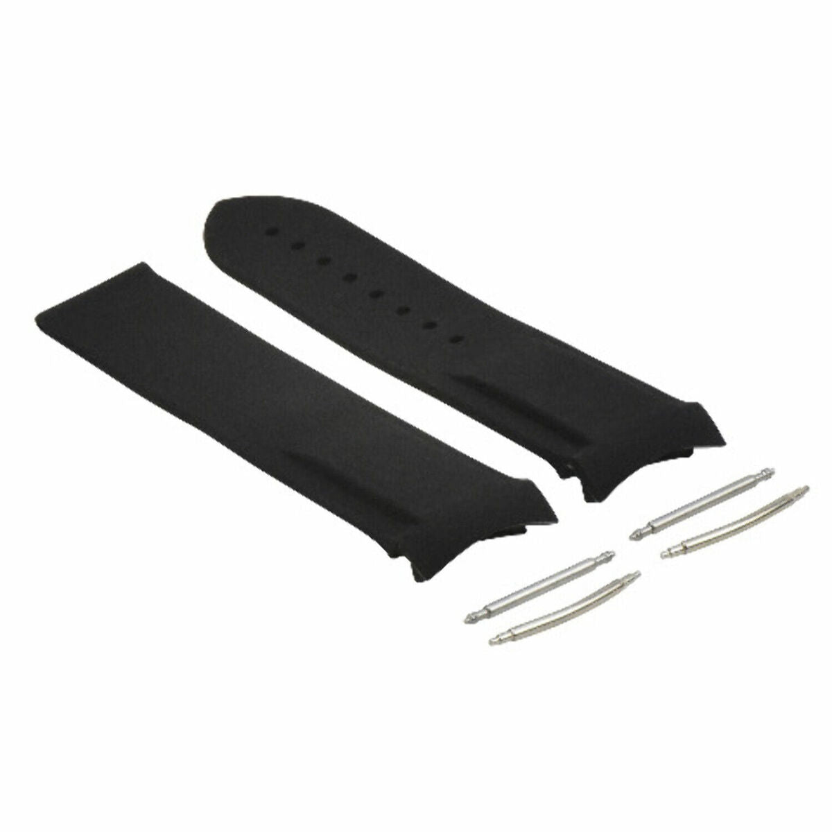 20-22MM CURVED ENDS RUBBER DIVER WATCH STRAP BAND  FOR OMEGA SEAMASTER WATCH