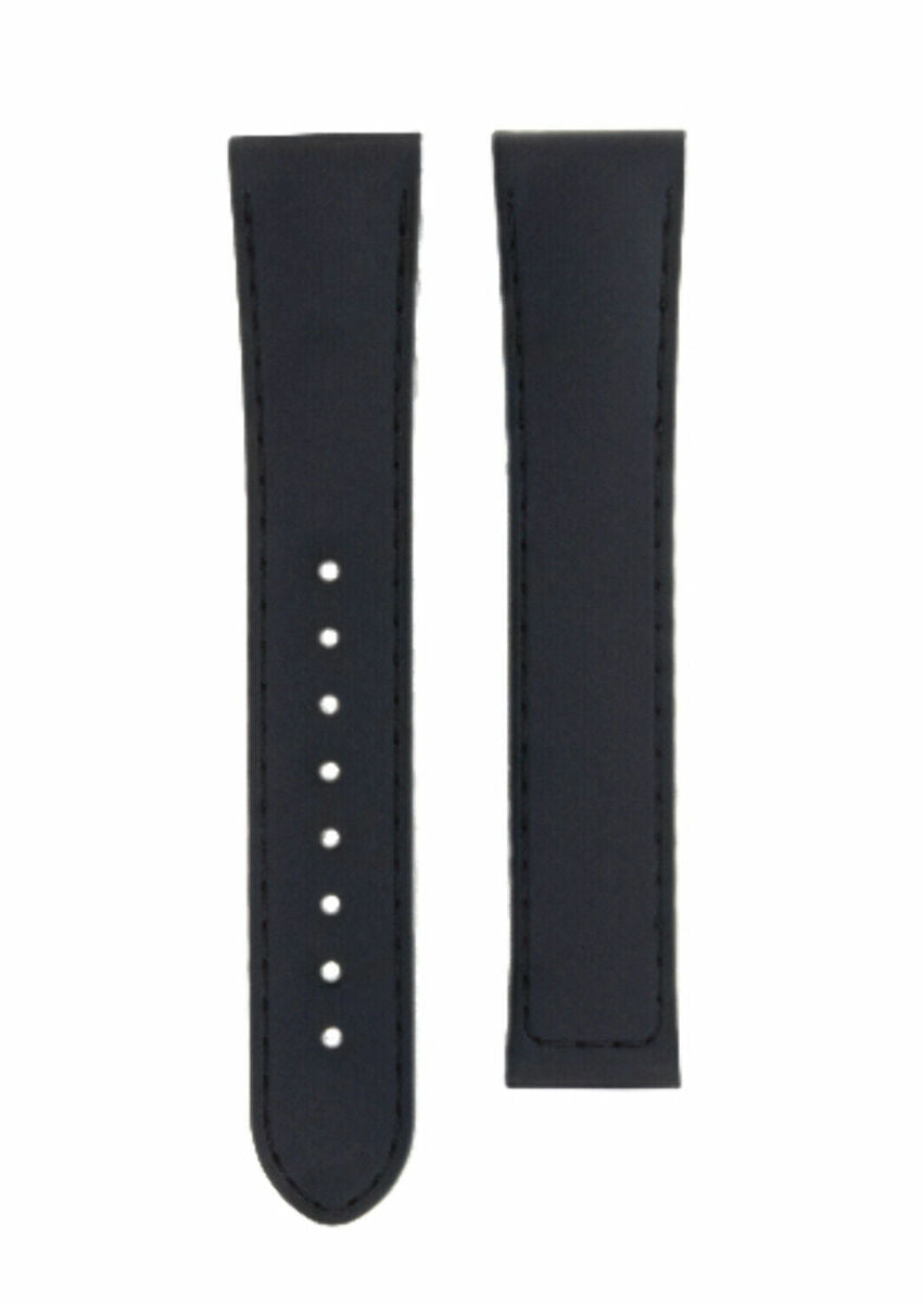 20MM RUBBER WATCH BAND STRAP FOR 41MM OMEGA SEAMASTER PLANET OCEAN SPEEDMASTER - Silver, Black, view 3