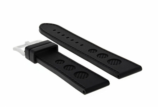 22MM 23MM 24MM GENUINE RUBBER SILICONE WATCH BAND STRAP FOR U-BOAT 48MM LUMINOX