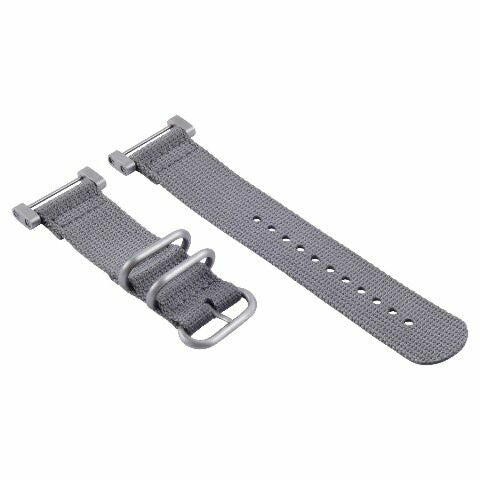 NEW FOR SUUNTO CORE NYLON DIVER  WATCH BAND STRAP WITH LUGS ADAPTER SET 3 STEEL RING