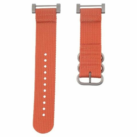 NEW FOR SUUNTO CORE NYLON DIVER  WATCH BAND STRAP WITH LUGS ADAPTER SET 3 STEEL RING
