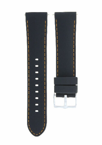 20-22MM SILICONE RUBBER BAND DIVER WATCH STRAP FOR TAG HEUER F1 CHRONO CAC1111-1
