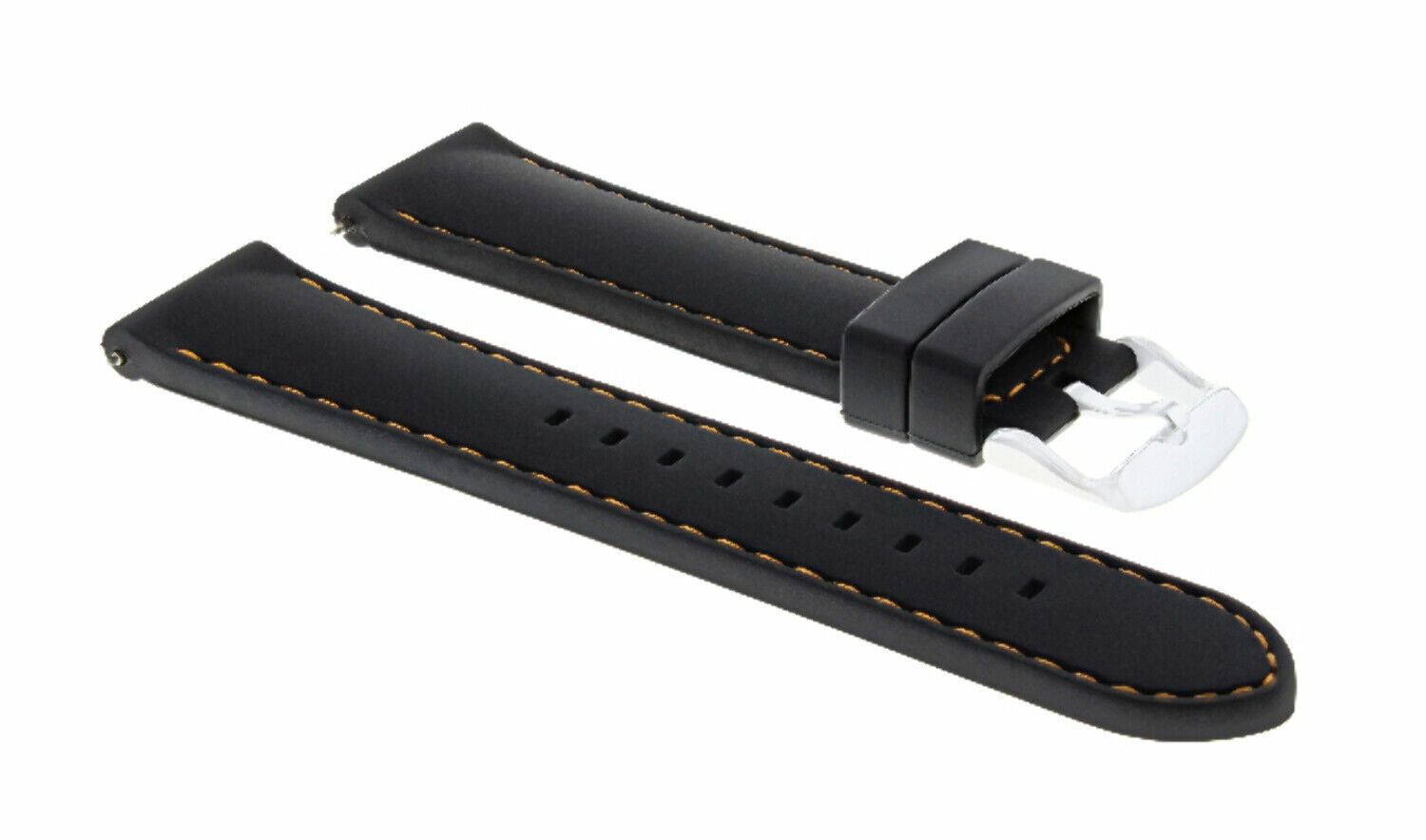 20-22MM SILICONE RUBBER BAND DIVER WATCH STRAP FOR TAG HEUER F1 CHRONO CAC1111-1