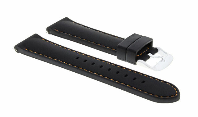 20-22MM SILICONE RUBBER BAND DIVER WATCH STRAP FOR TAG HEUER F1 CHRONO CAC1111-1