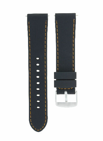 20-22MM SILICONE RUBBER BAND DIVER WATCH STRAP FOR TAG HEUER F1 CHRONO CAC1111-1
