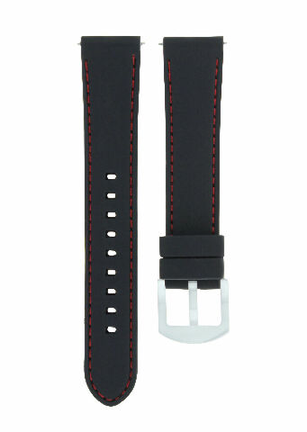 20-22MM SILICONE RUBBER BAND DIVER WATCH STRAP FOR TAG HEUER F1 CHRONO CAC1111-1