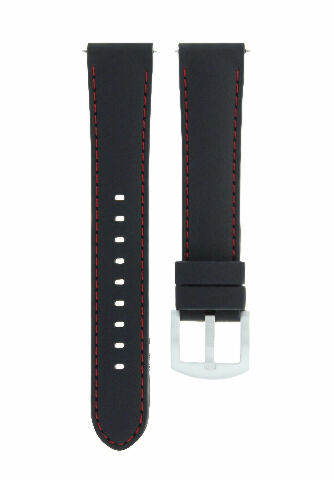 20-22MM SILICONE RUBBER BAND DIVER WATCH STRAP FOR TAG HEUER F1 CHRONO CAC1111-1