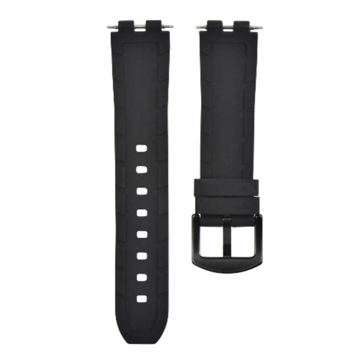 REPLACEMENT SILICONE RUBBER DIVER WATCH STRAP BAND FOR PEBBLE WATCH STEEL