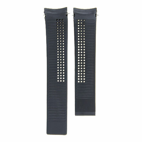 20MM-22MM SILICONE RUBBER WATCH BAND STRAP WITH CLASP FOR TAG HEUER CARRERA