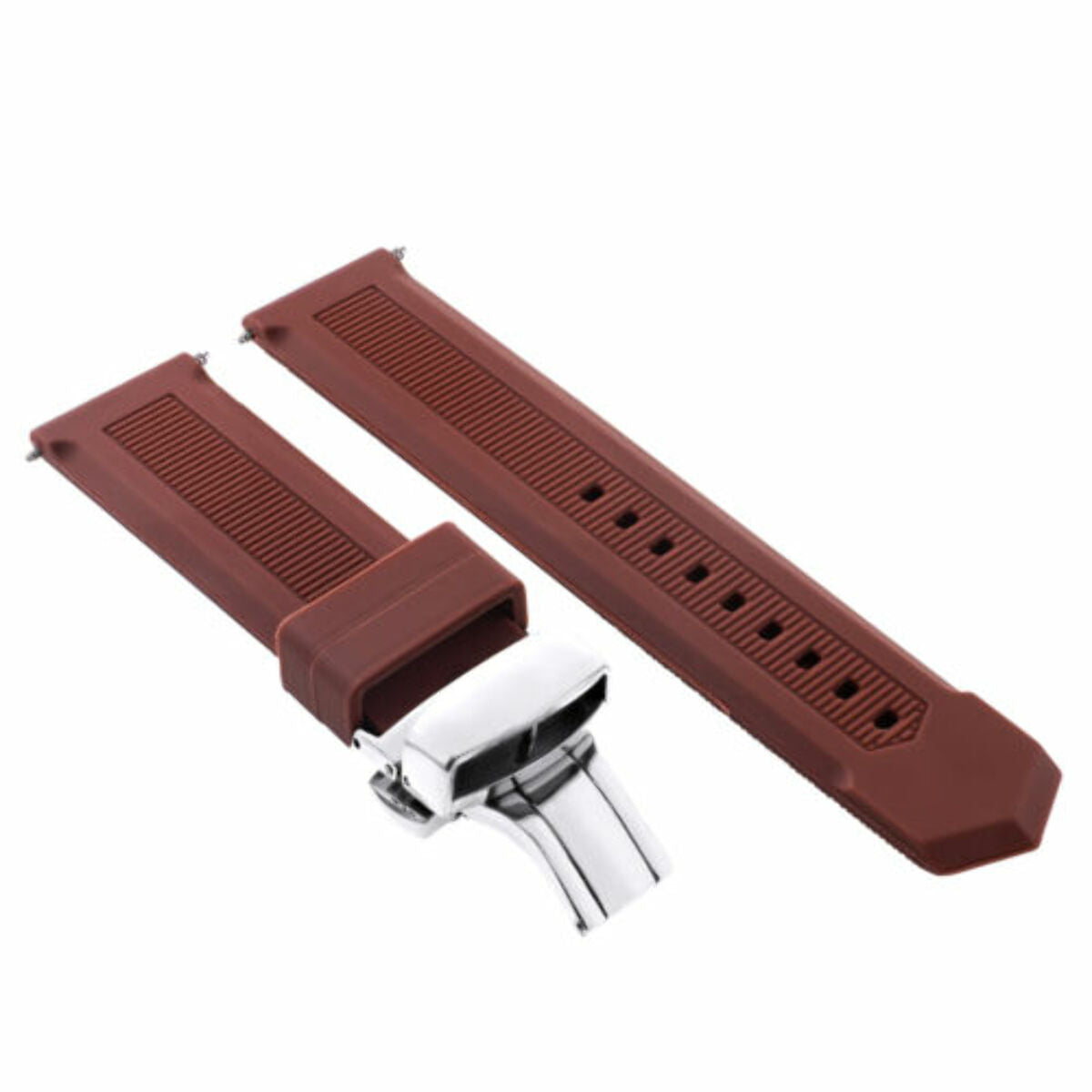 18-20-21-22-24MM RUBBER WATCH BAND STRAP BUTTERFLY CLASP FOR TAG HEUER AQUARACER