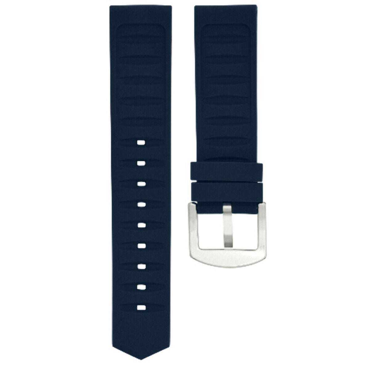 18-20-21-22-24MM SILICONE RUBBER WATCH BAND STRAP FOR TAG HEUER FORMULA F1 WATCH, Blue, view 4