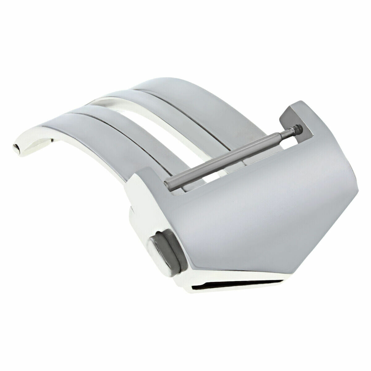 16-18-20MM DEPLOYMENT BUCKLE CLASP STRAP FOR TAG HEUER MONZA FC5013 FC5014 -5030, Silver - Polished, view 2
