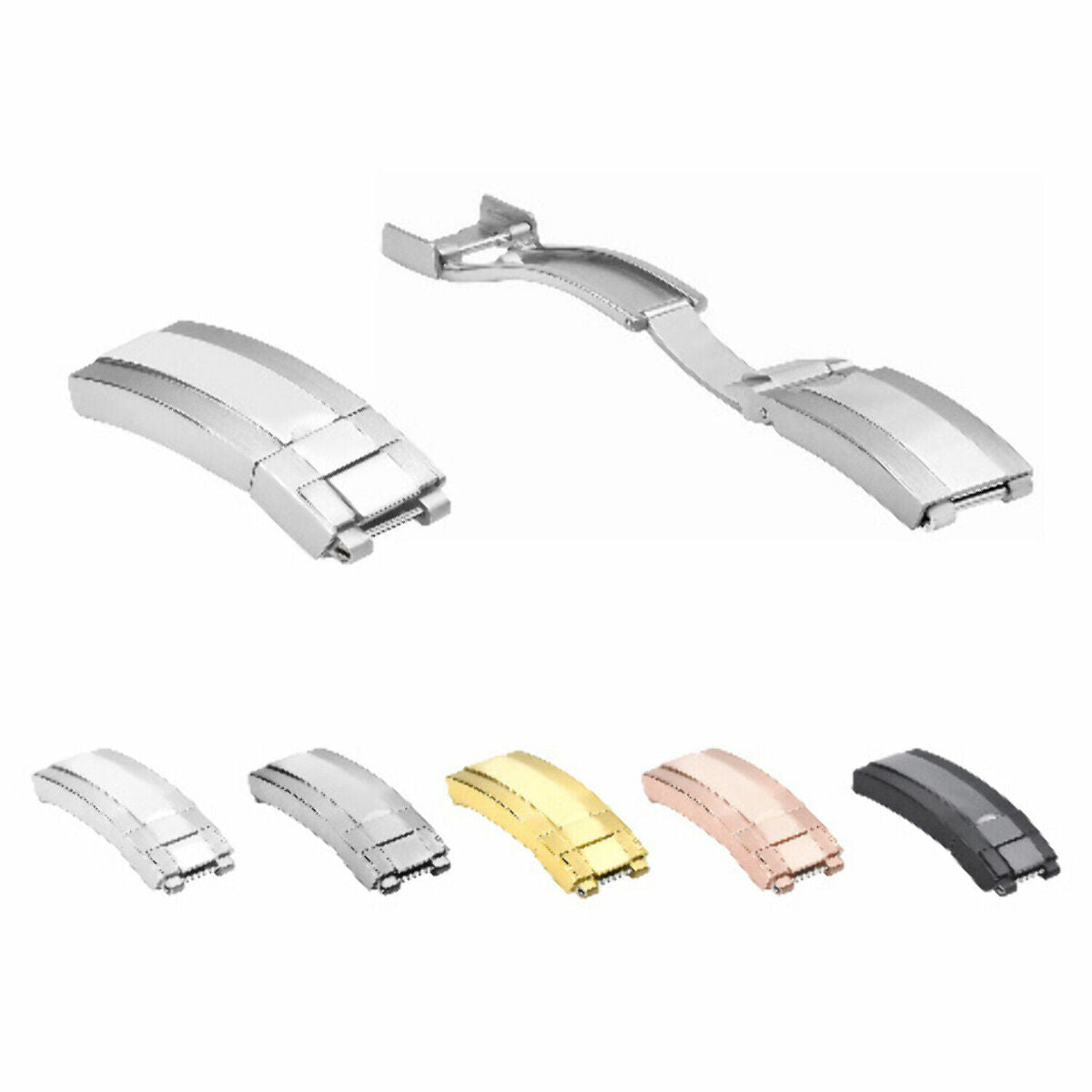 16MM OYSTER WATCH BAND CLASP FOR ROLEX DATEJUST SUBMARINER GMT DAYTONA STRAP