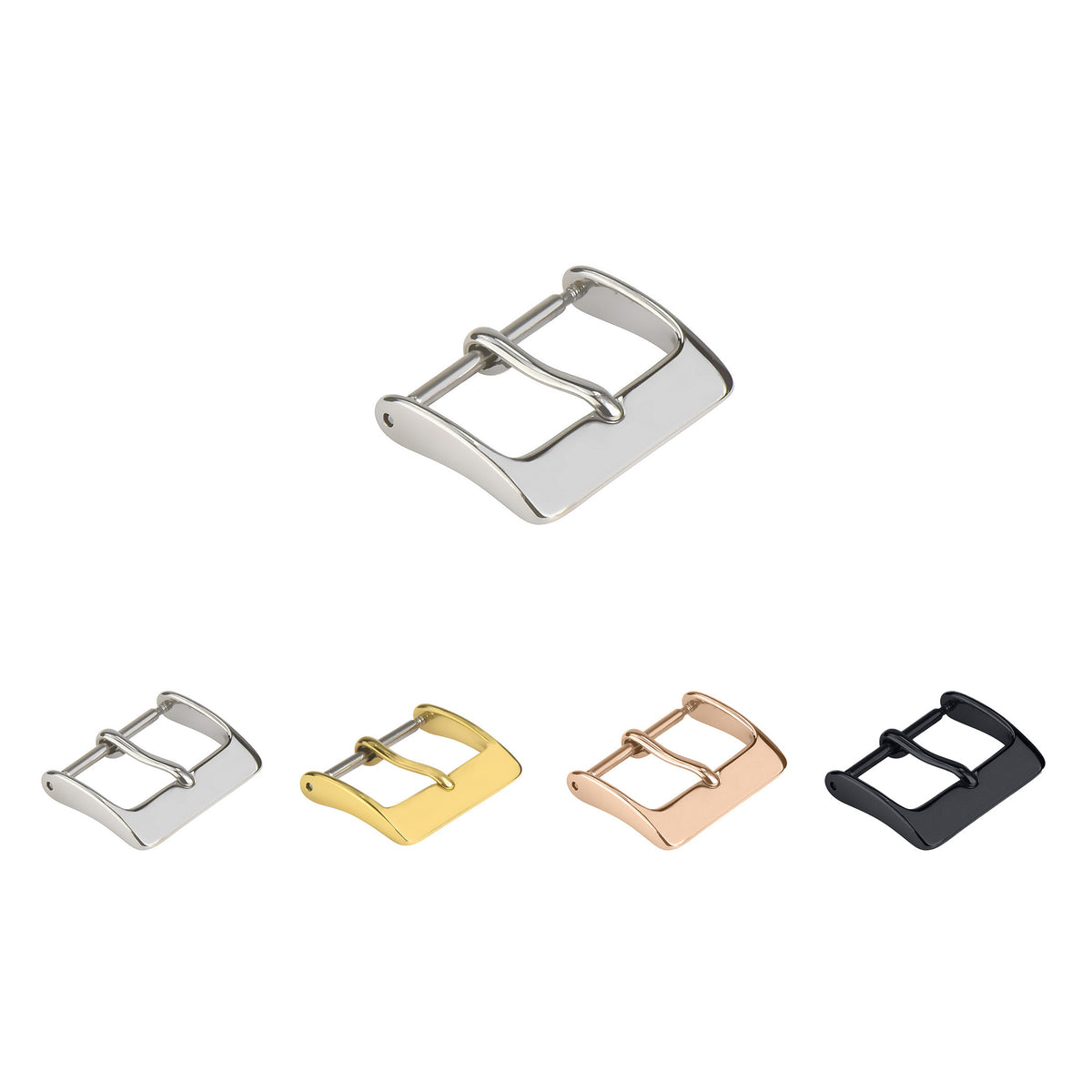 16-18-20-22-24-26MM WATCH BUCKLE CLASP FOR LEATHER RUBBER WATCH BAND STRAP