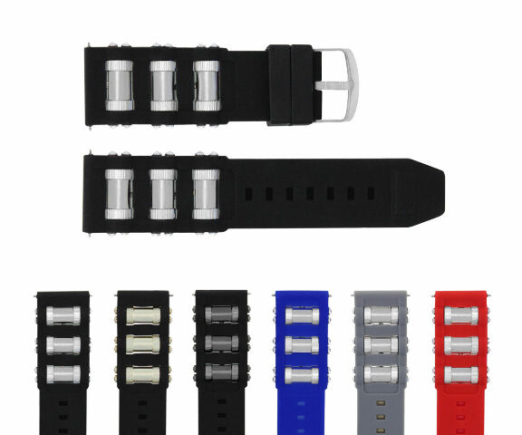 26MM GENUINE SILICONE RUBBER DIVER WATCH BAND STRAP FOR INVICTA EXCURSION 18202