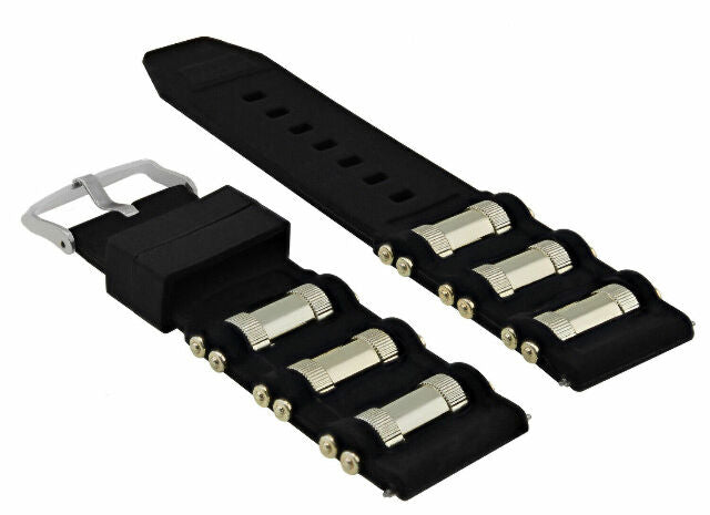26MM GENUINE SILICONE RUBBER DIVER WATCH BAND STRAP FOR INVICTA EXCURSION 18202