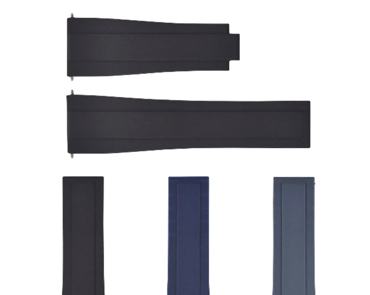 20MM SILICONE WATCH STRAP BAND FOR ROLEX YACHT MAESTER SUBMARINER OYSTERFLEX